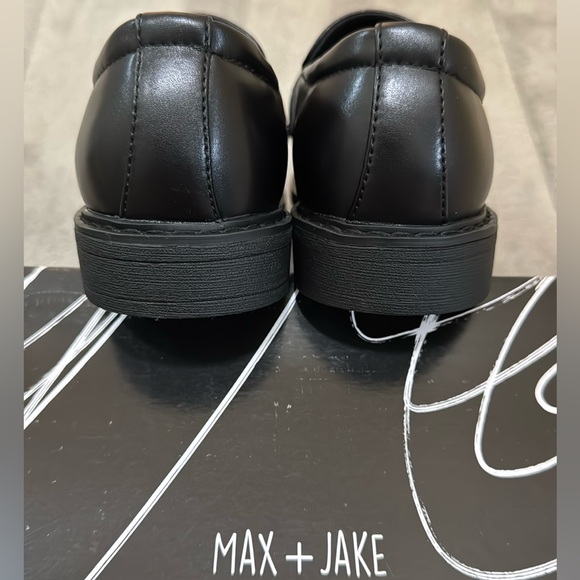 Max + Jake Black Kids Dress Shoes - Picture 7 of 9
